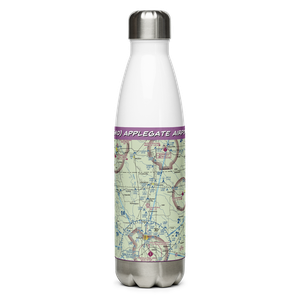 Applegate Airport (15MO) VFR Sectional Water Bottle