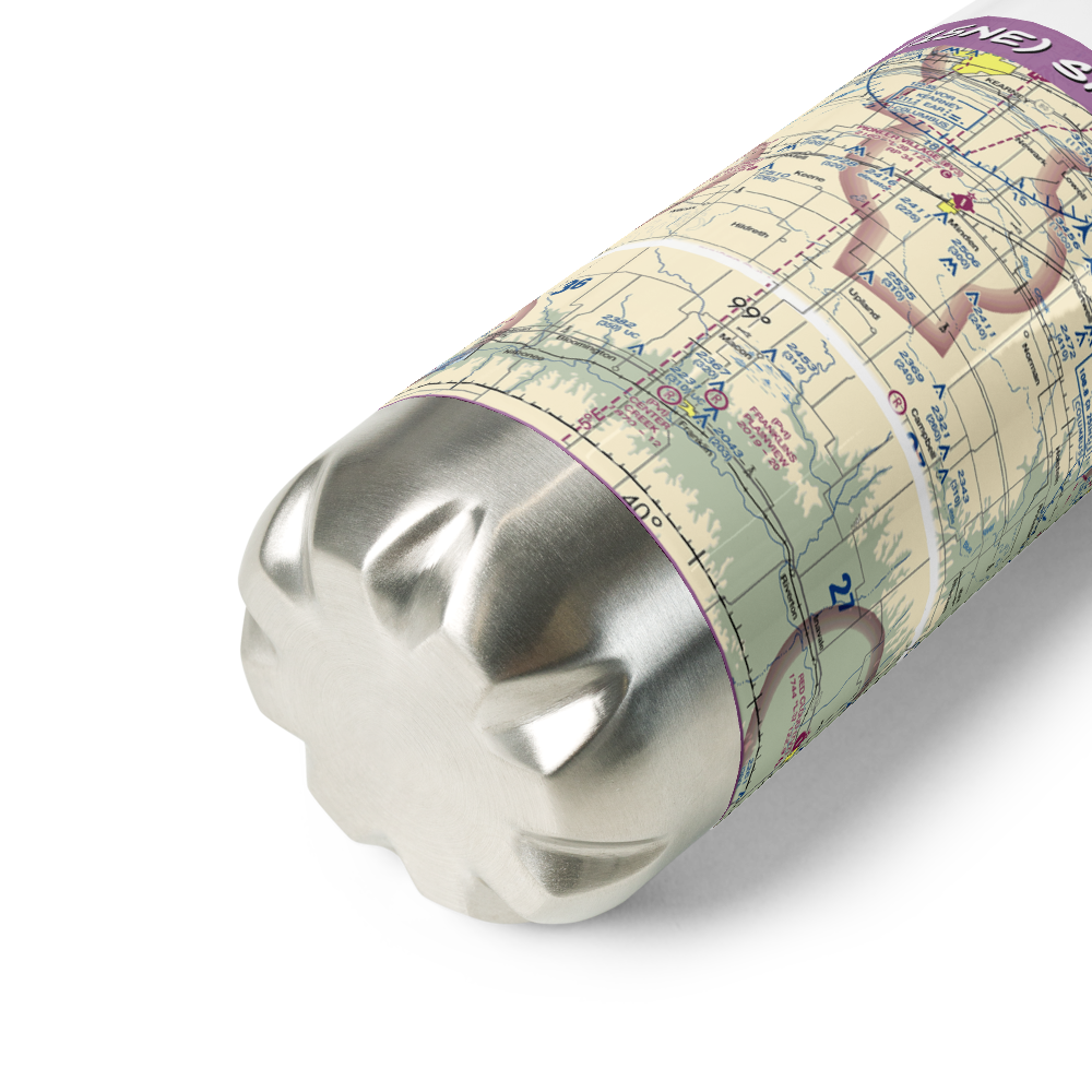 Sindt Airport (15NE) VFR Sectional Water Bottle 