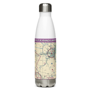 J R Ranch Airport (15TA) VFR Sectional Water Bottle