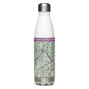 Fox Acres Airport (15VA) VFR Sectional Water Bottle