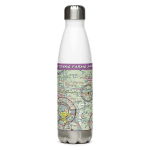 Dennis Farms Airport (15W) VFR Sectional Water Bottle