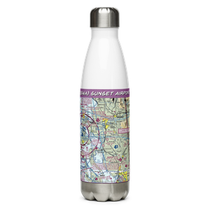 Sunset Airport (15WA) VFR Sectional Water Bottle
