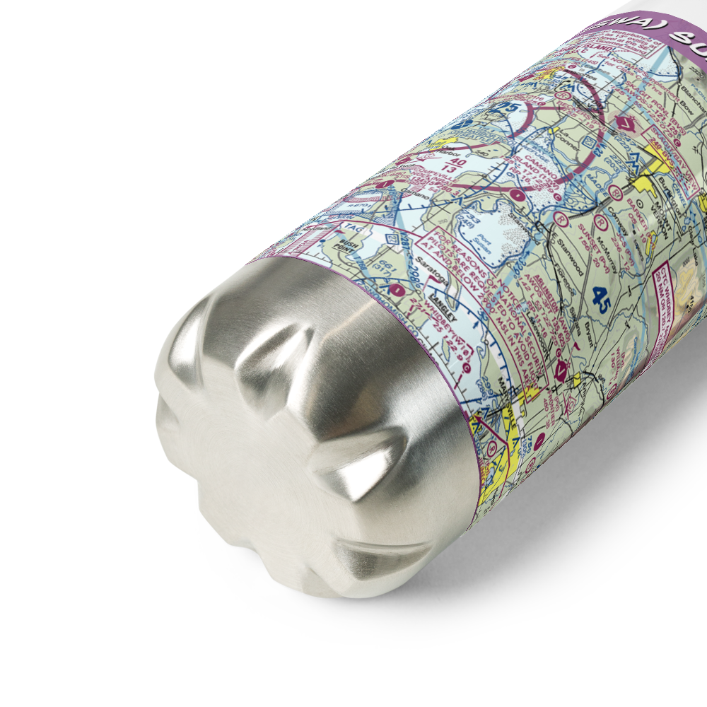 Sunset Airport (15WA) VFR Sectional Water Bottle 