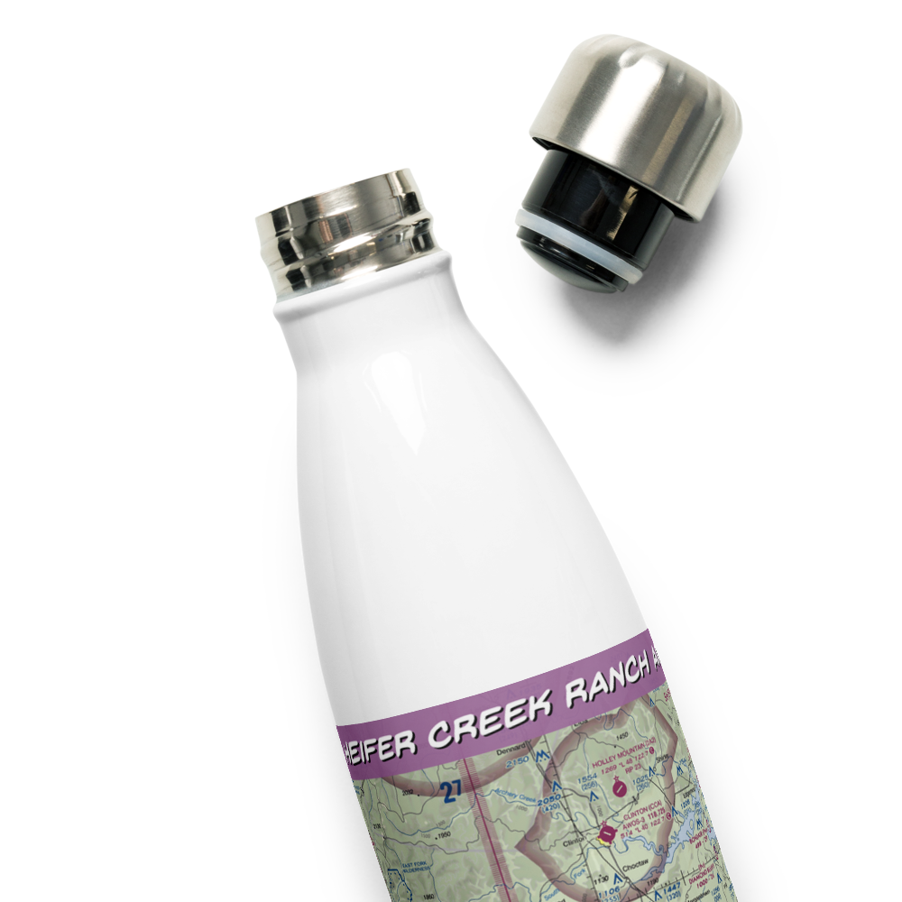 Heifer Creek Ranch Airport (16AR) VFR Sectional Water Bottle 
