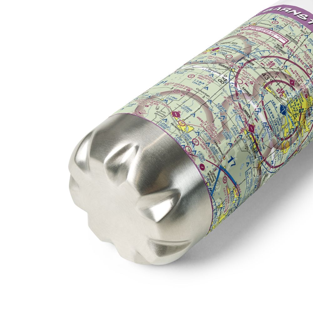 Barnstormers 5 Airport (16MI) VFR Sectional Water Bottle 