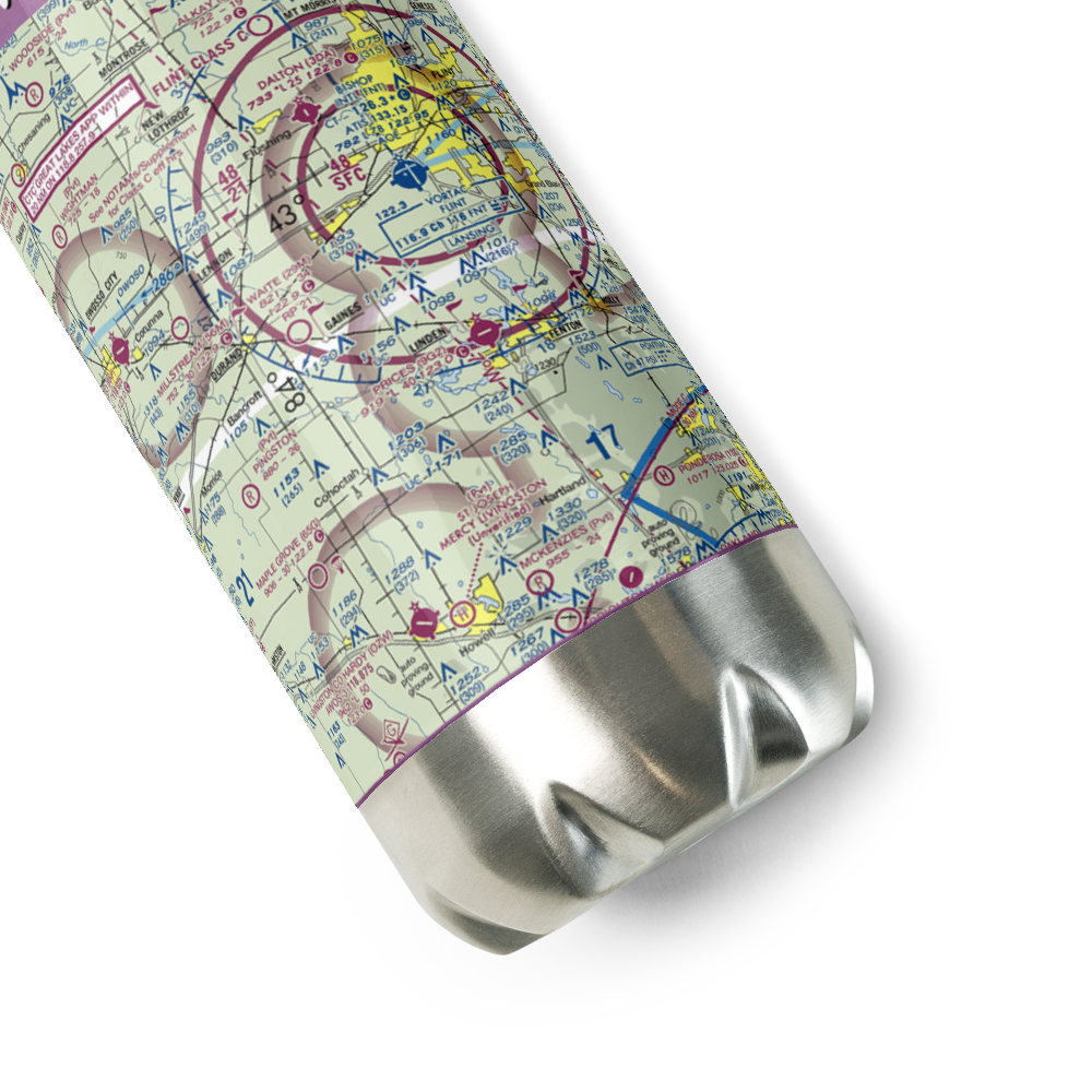 Barnstormers 5 Airport (16MI) VFR Sectional Water Bottle 