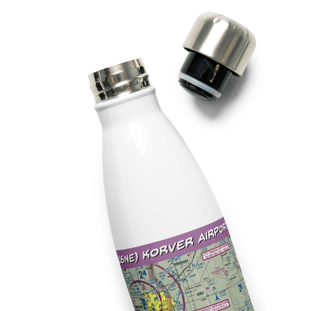 Korver Airport (16NE) VFR Sectional Water Bottle 
