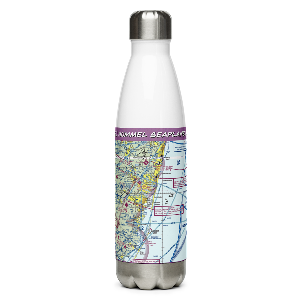 Hummel Seaplane Base (16NJ) VFR Sectional Water Bottle 