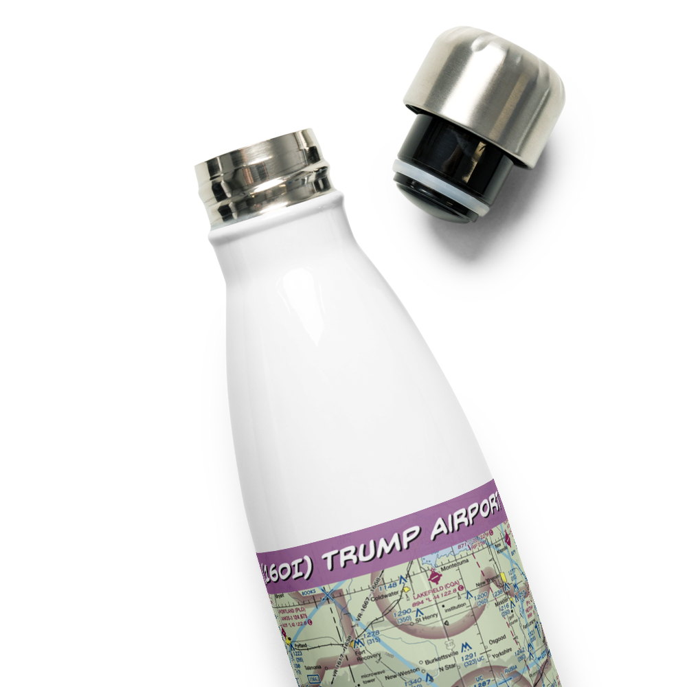 Trump Airport (16OI) VFR Sectional Water Bottle 