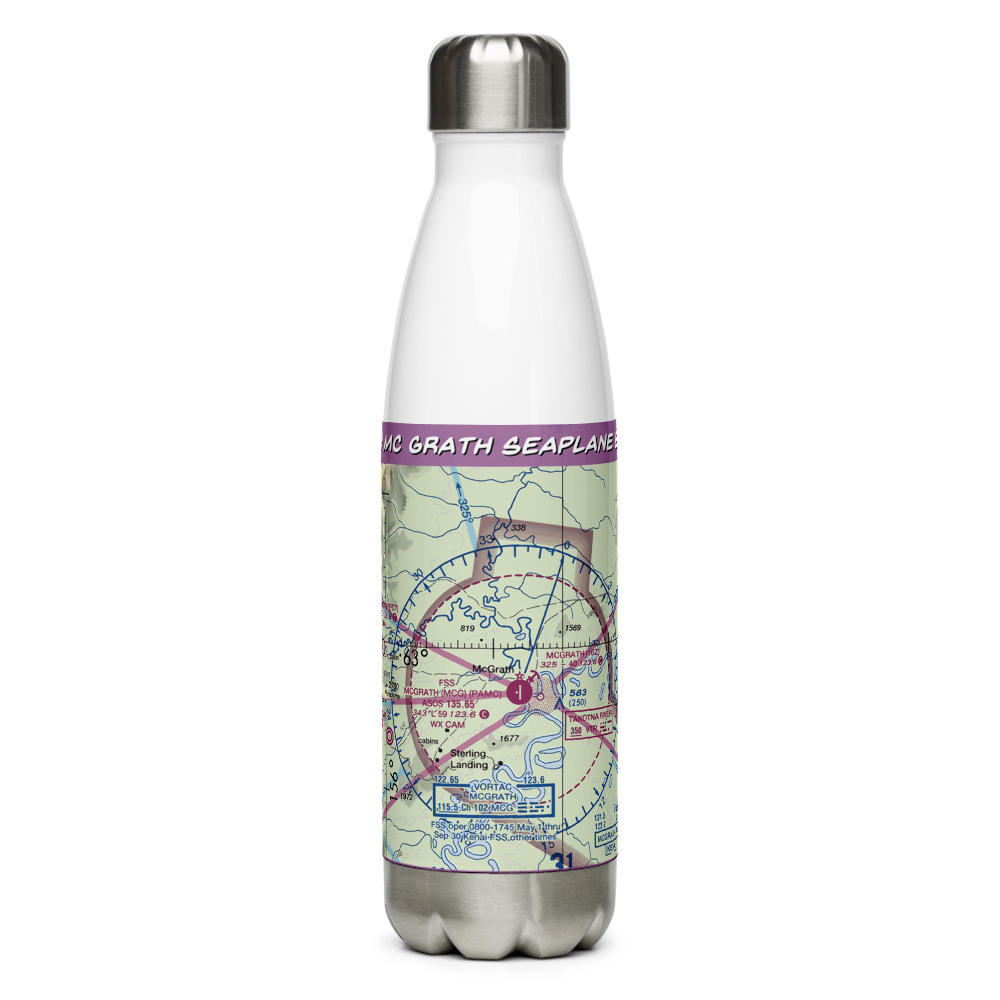 Mc Grath Seaplane Base (16Z) VFR Sectional Water Bottle 