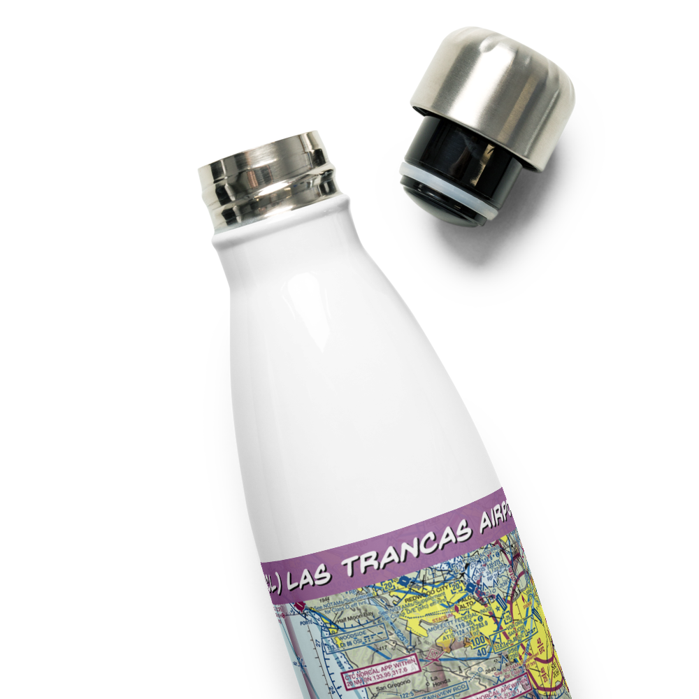 Las Trancas Airport (17CL) VFR Sectional Water Bottle 