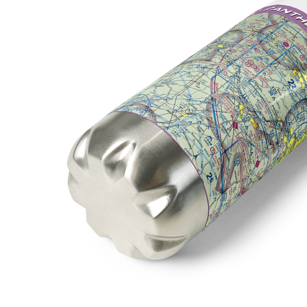 Panther Creek Airport (17GA) VFR Sectional Water Bottle 