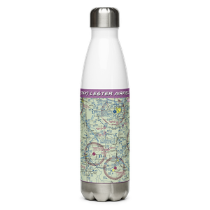 Lester Airfield (17KY) VFR Sectional Water Bottle