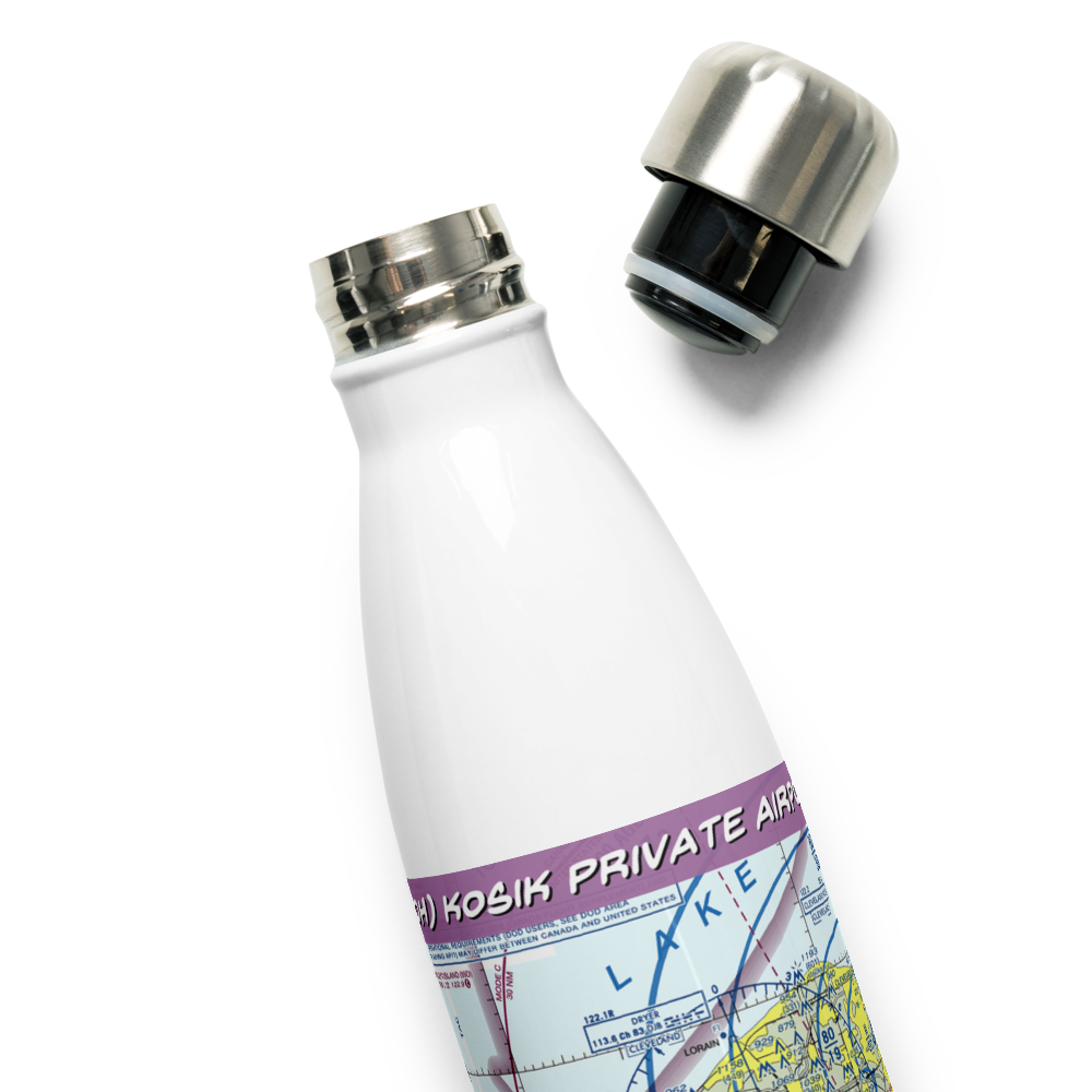 Kosik Private Airport (17OH) VFR Sectional Water Bottle 