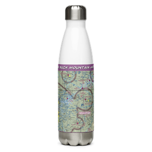 Buck Mountain Airport (18AR) VFR Sectional Water Bottle