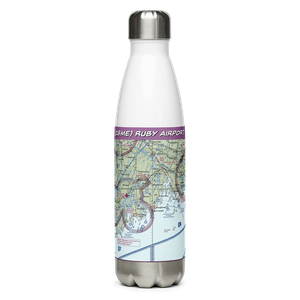 Ruby Airport (18ME) VFR Sectional Water Bottle
