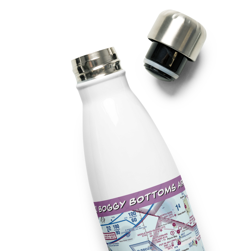 Boggy Bottoms Airport (18OI) VFR Sectional Water Bottle 