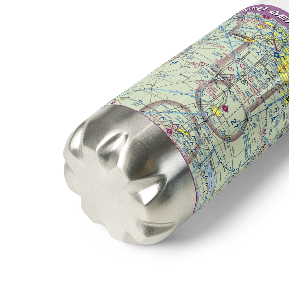 Gerhart Airport (19OK) VFR Sectional Water Bottle 