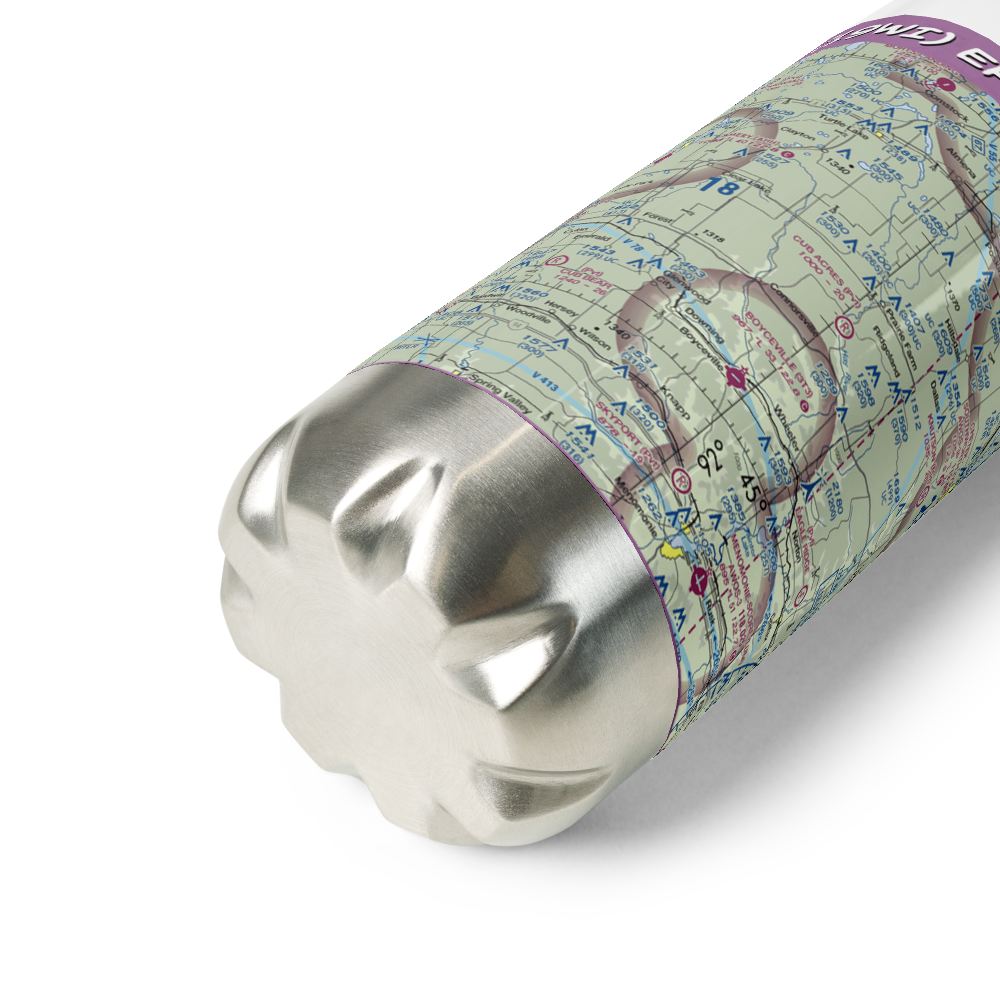 Erickson Field (19WI) VFR Sectional Water Bottle 