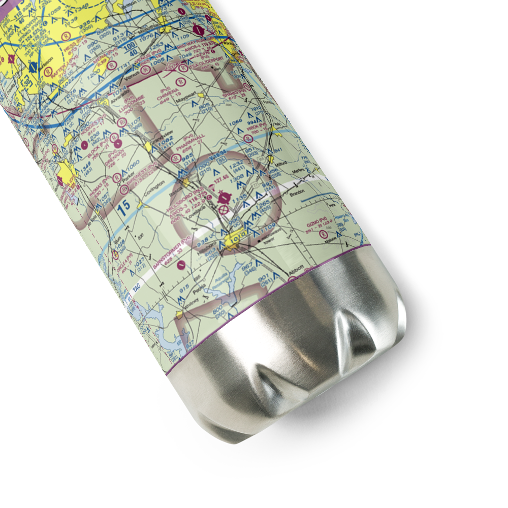 Draggintail Acres Airport (19XS) VFR Sectional Water Bottle 