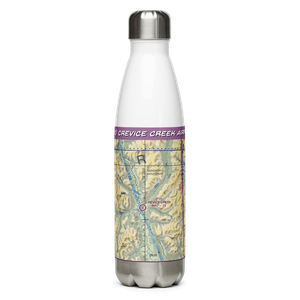 Crevice Creek Airport (1AK1) VFR Sectional Water Bottle
