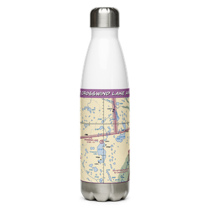 Crosswind Lake Airport (1AK2) VFR Sectional Water Bottle