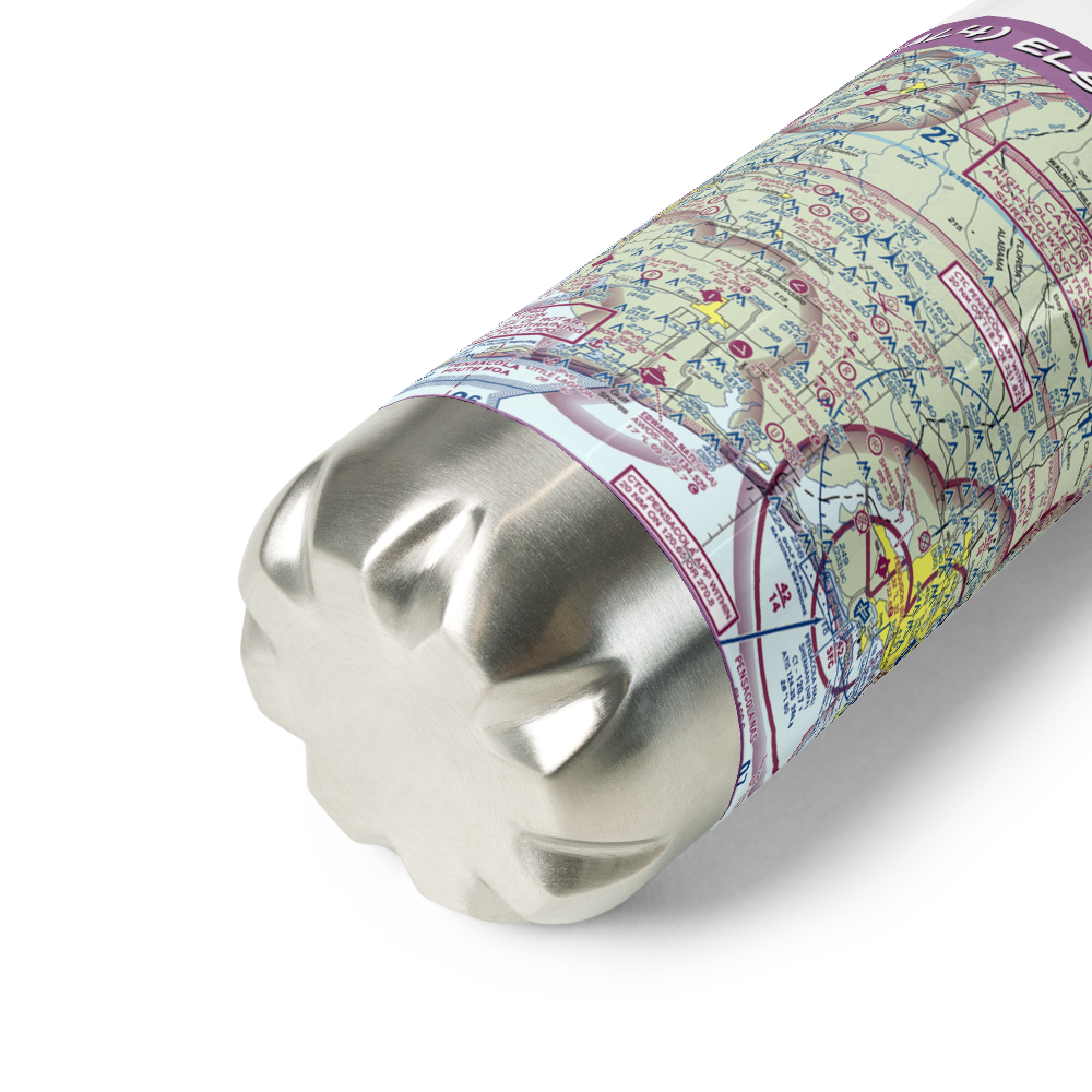 Elsanor Airport (1AL4) VFR Sectional Water Bottle 