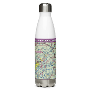 Country Air Estates Airport (1AR9) VFR Sectional Water Bottle