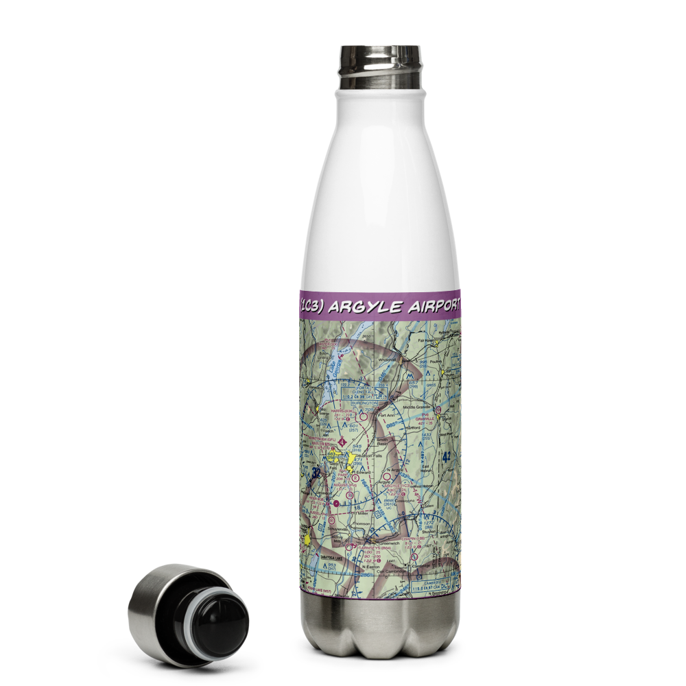 Argyle Airport (1C3) VFR Sectional Water Bottle 