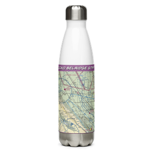 Belridge Strip (1CA1) VFR Sectional Water Bottle