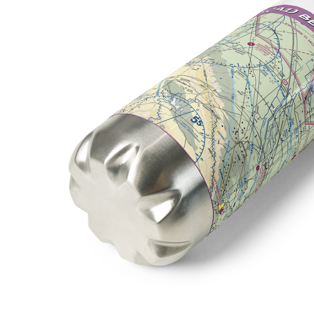 Belridge Strip (1CA1) VFR Sectional Water Bottle 