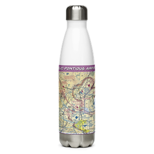 Pontious Airport (1CL2) VFR Sectional Water Bottle