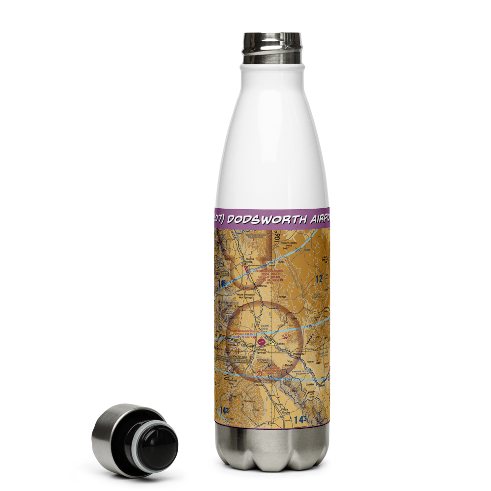 Dodsworth Airport (1CO7) VFR Sectional Water Bottle 