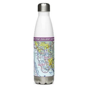 Pine Island Airport (1FA3) VFR Sectional Water Bottle