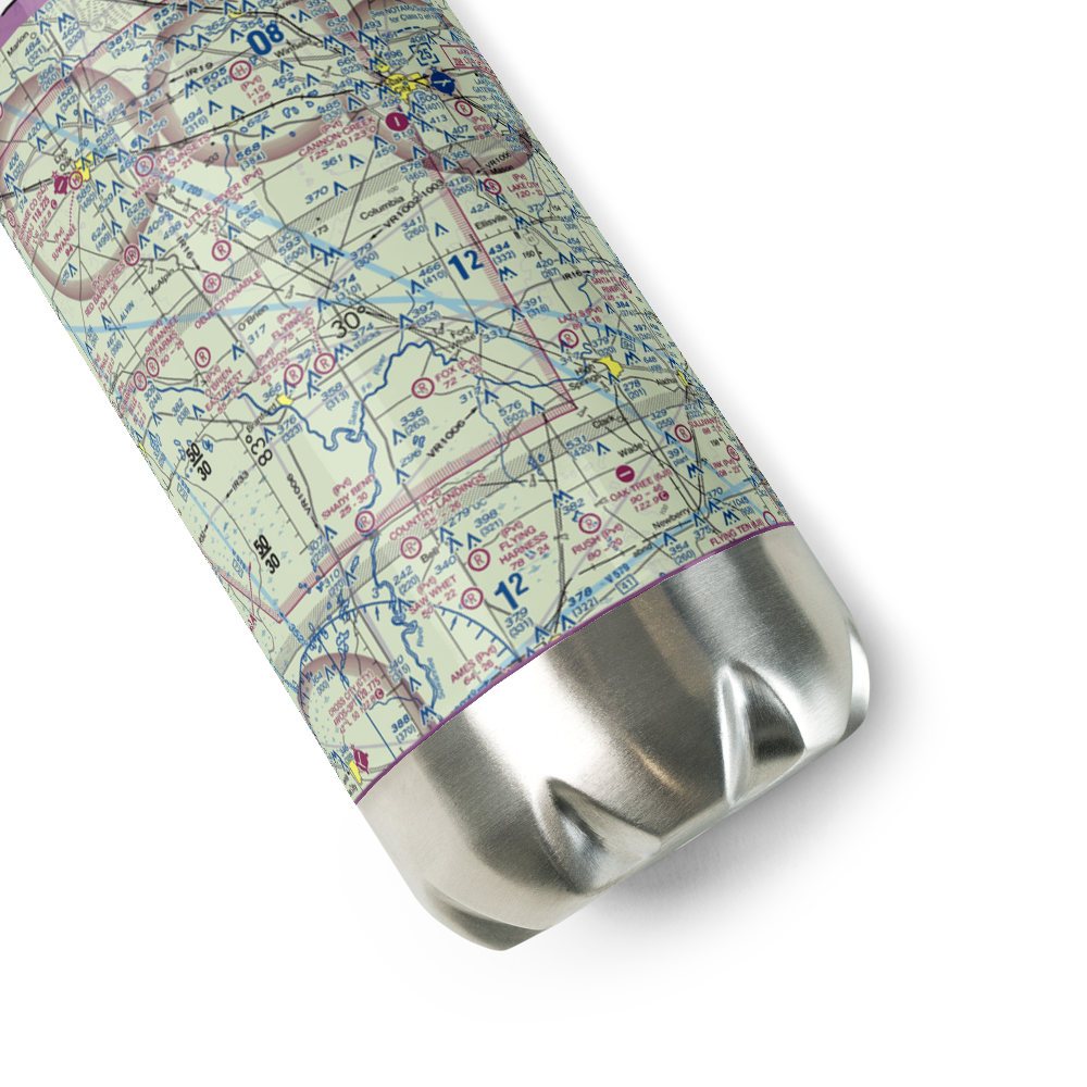 Z Ranch Airport (1FL3) VFR Sectional Water Bottle 