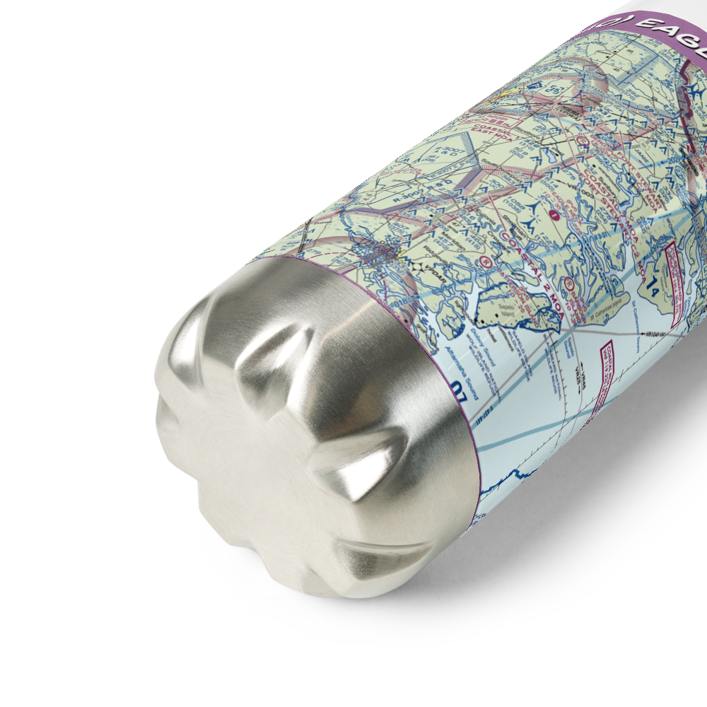 Eagle Neck Airport (1GA0) VFR Sectional Water Bottle 
