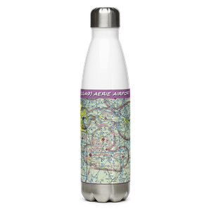 Aerie Airport (1GA9) VFR Sectional Water Bottle