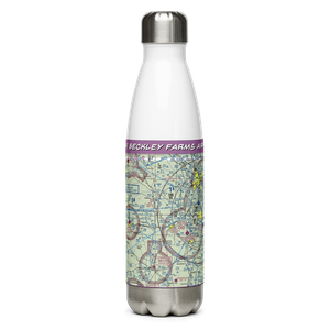 Beckley Farms Airport (1GE4) VFR Sectional Water Bottle