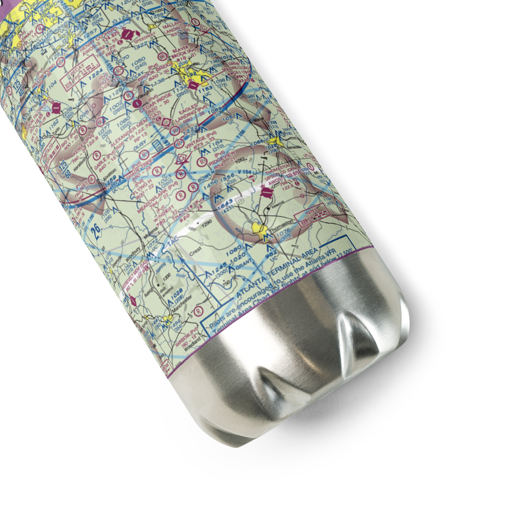 Flying D Airport (1GE5) VFR Sectional Water Bottle 