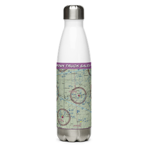 Brown Truck Sales Airport (1IA0) VFR Sectional Water Bottle