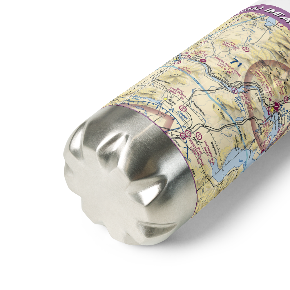 Beaux Ranch Field (1ID3) VFR Sectional Water Bottle 