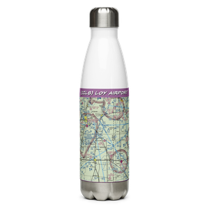Loy Airport (1IL8) VFR Sectional Water Bottle