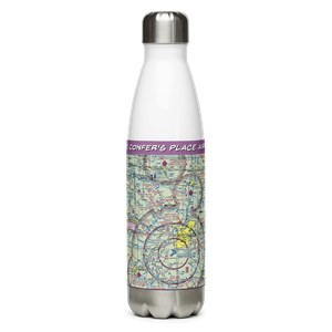 Confer's Place Airport (1IN3) VFR Sectional Water Bottle
