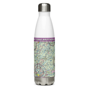 Bottoms Brothers Airport (1IN5) VFR Sectional Water Bottle