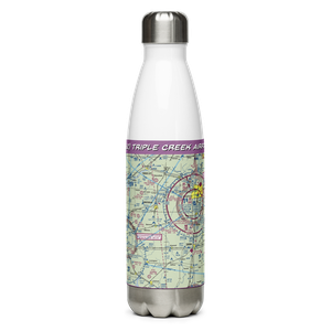 Triple Creek Airport (1IS2) VFR Sectional Water Bottle
