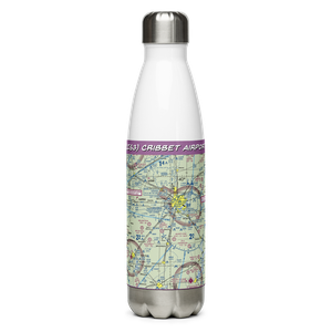 Cribbet Airport (1IS3) VFR Sectional Water Bottle