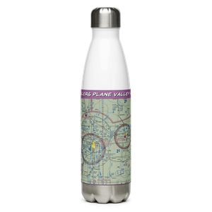 Silers Plane Valley Airport (1KS6) VFR Sectional Water Bottle