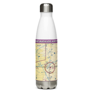 Buehler Airport (1KS8) VFR Sectional Water Bottle