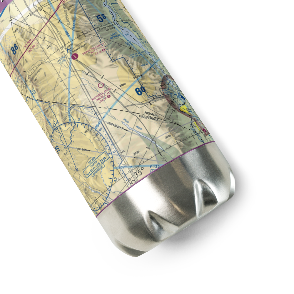 Kidwell Airport (1L4) VFR Sectional Water Bottle 