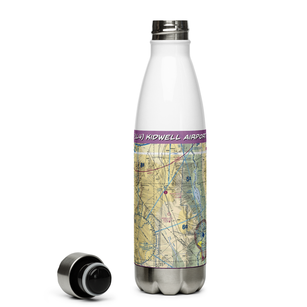 Kidwell Airport (1L4) VFR Sectional Water Bottle 